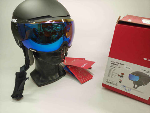 ATOMIC Savor Visor Stereo Skihelm - Größe 51-55 cm #8276