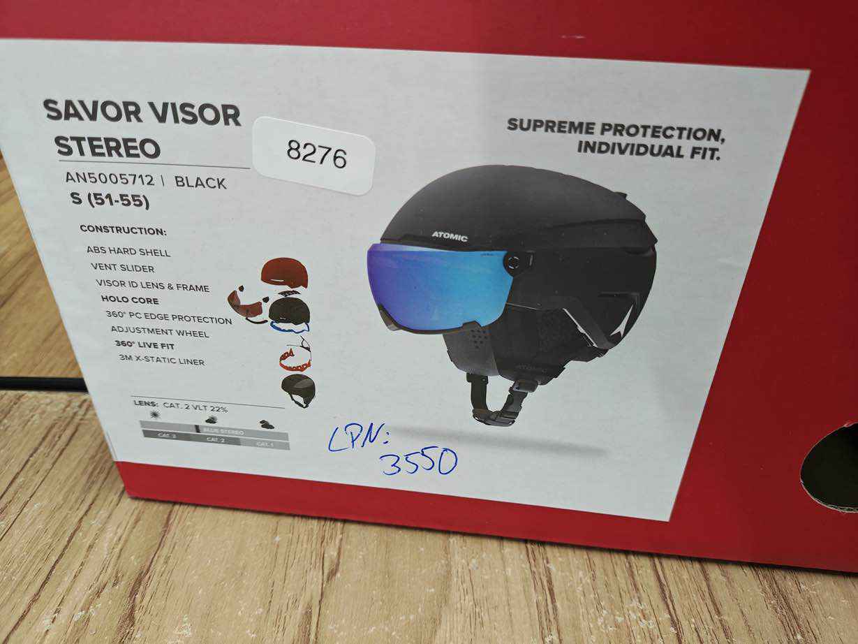 ATOMIC Savor Visor Stereo Skihelm - Größe 51-55 cm #8276