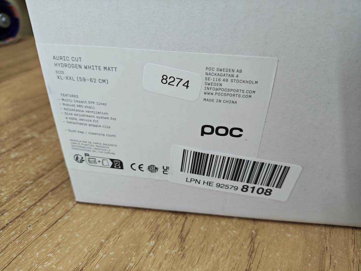 POC Auric Cut Skihelm - Größe 59-62 cm #8274