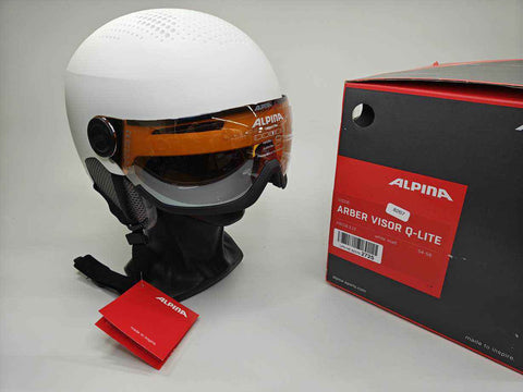 ALPINA ARBER VISOR Q-LITE Skihelm - Größe 54-58 cm #8267