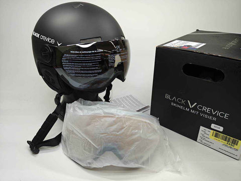 BLACK CREVICE Arlberg Skihelm - Größe 58-61 cm #8258
