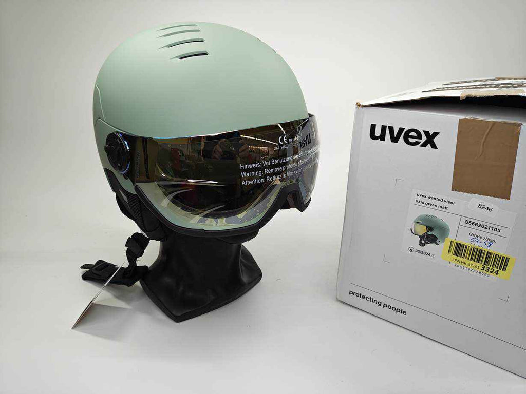 uvex Wanted Visor Skihelm - Größe 54-58 cm #8246