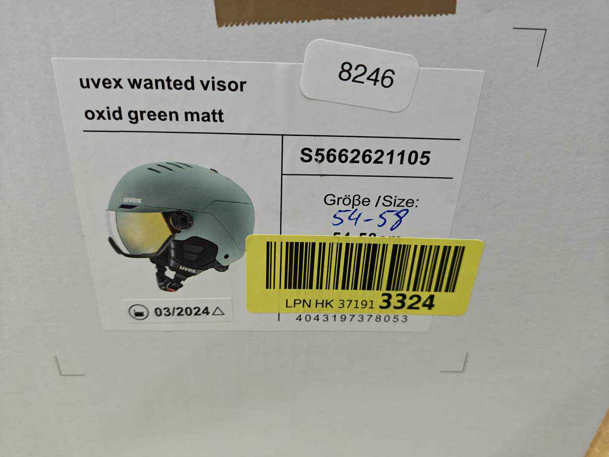uvex Wanted Visor Skihelm - Größe 54-58 cm #8246