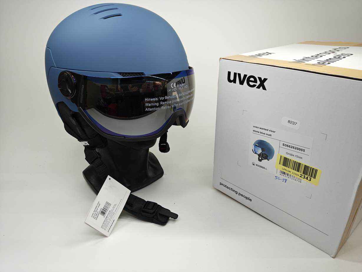 uvex Wanted Visor Skihelm - Größe 54-58 cm #8237