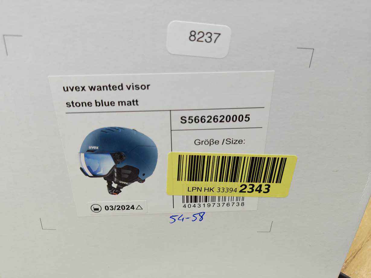 uvex Wanted Visor Skihelm - Größe 54-58 cm #8237
