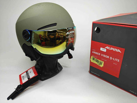 ALPINA ARBER Visor Q-LITE Skihelm - Größe 58-61 cm #8225