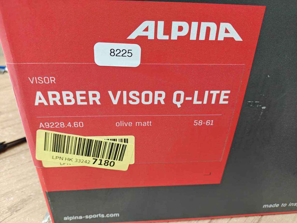 ALPINA ARBER Visor Q-LITE Skihelm - Größe 58-61 cm #8225