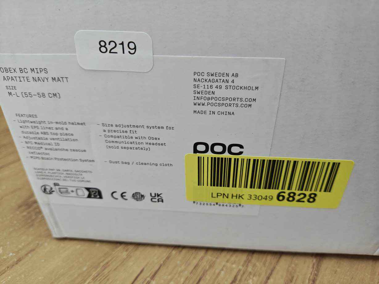 POC Obex BC MIPS Skihelm - Größe 55-58 cm #8219