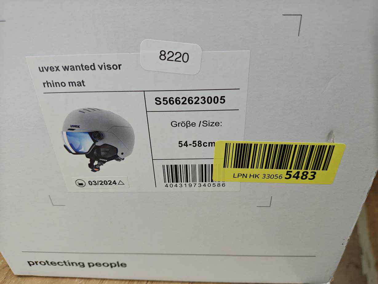 uvex wanted visor Skihelm - Größe 54-58 cm #8220