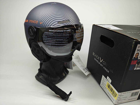BLACK CREVICE Gstaad Skihelm - Größe 51-54 cm #8210