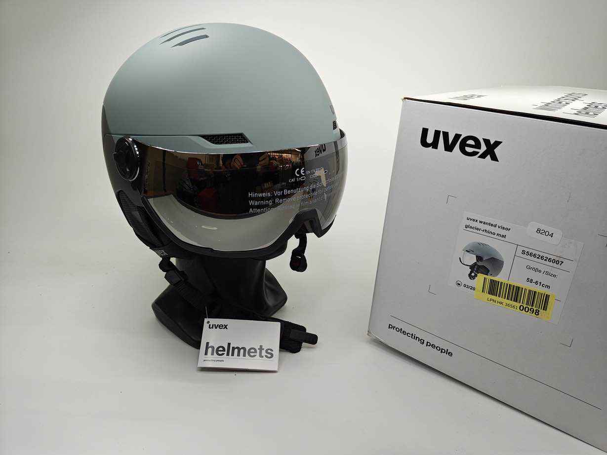 UVEX Wanted Visor Skihelm - Größe 58-61 cm #8204