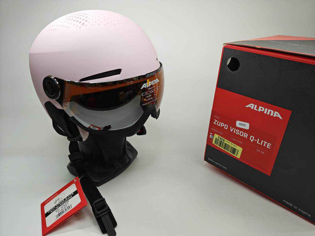 ALPINA ZUPO VISOR Q-LITE Skihelm - Größe 54-58 cm #8202