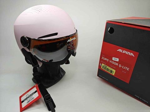 ALPINA ZUPO VISOR Q-LITE Skihelm - Größe 54-58 cm #8202