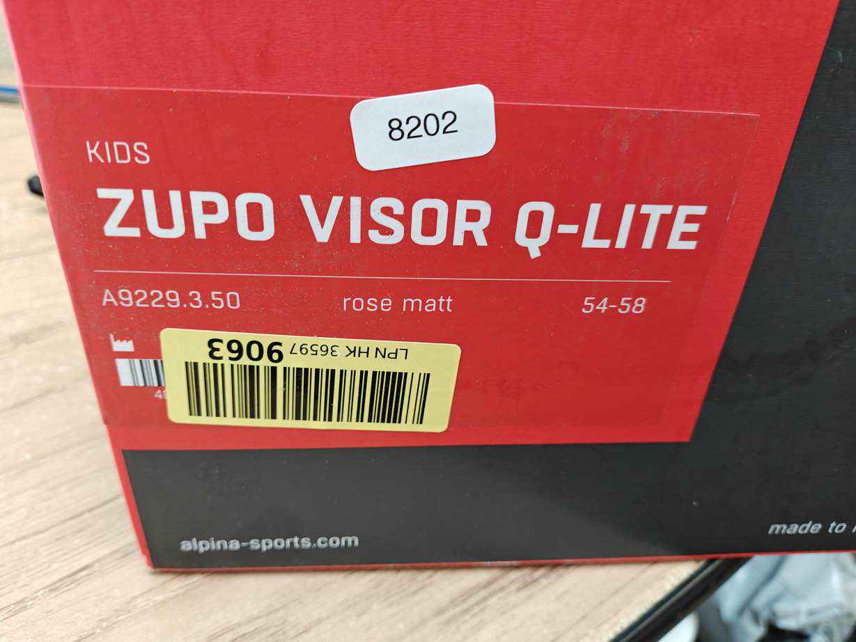 ALPINA ZUPO VISOR Q-LITE Skihelm - Größe 54-58 cm #8202