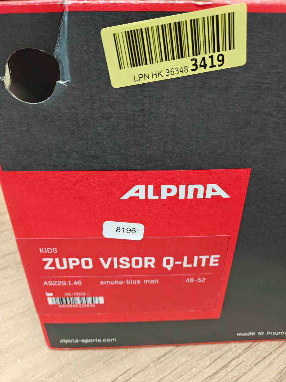 ALPINA Zupo Visor Q-lite Skihelm - Größe 48-52 cm #8196