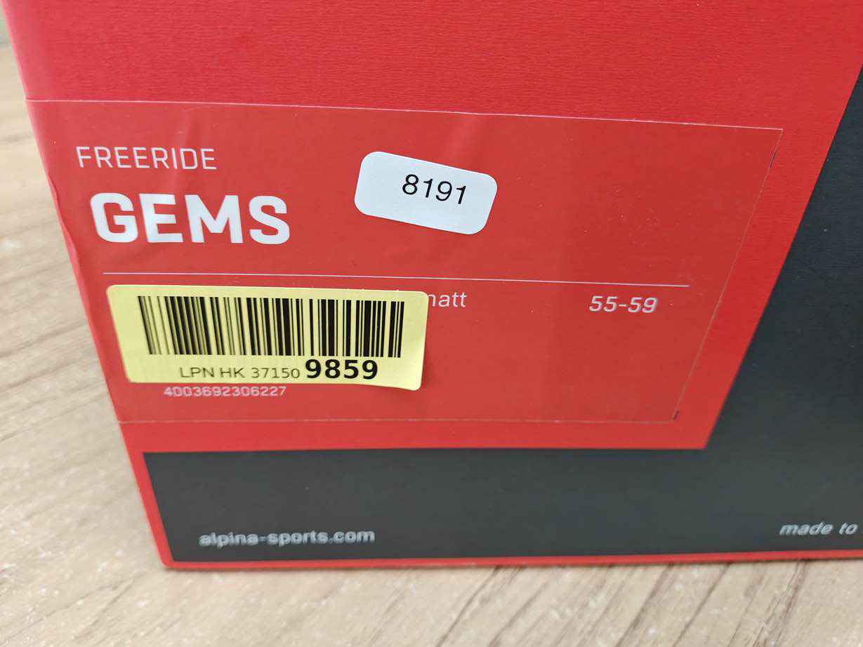Alpina GEMS Skihelm - Größe 55-59 cm #8191