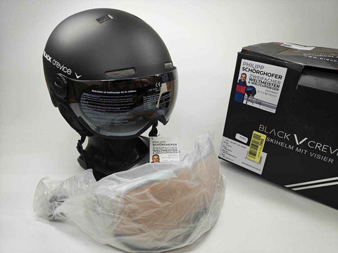 BLACK CREVICE Arlberg Skihelm - Größe 58-61 cm #8185