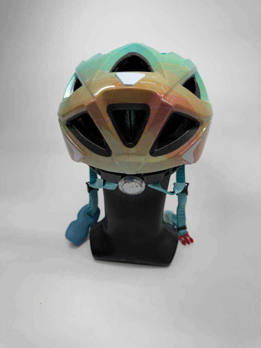 ABUS Aduro 2.0 blue art Fahrradhelm - Größe 52-58cm #4239