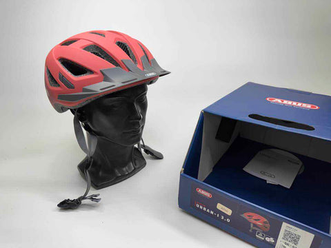 ABUS Urban-I 3.0 living coral Fahrradhelm - Größe 56-61cm #4250