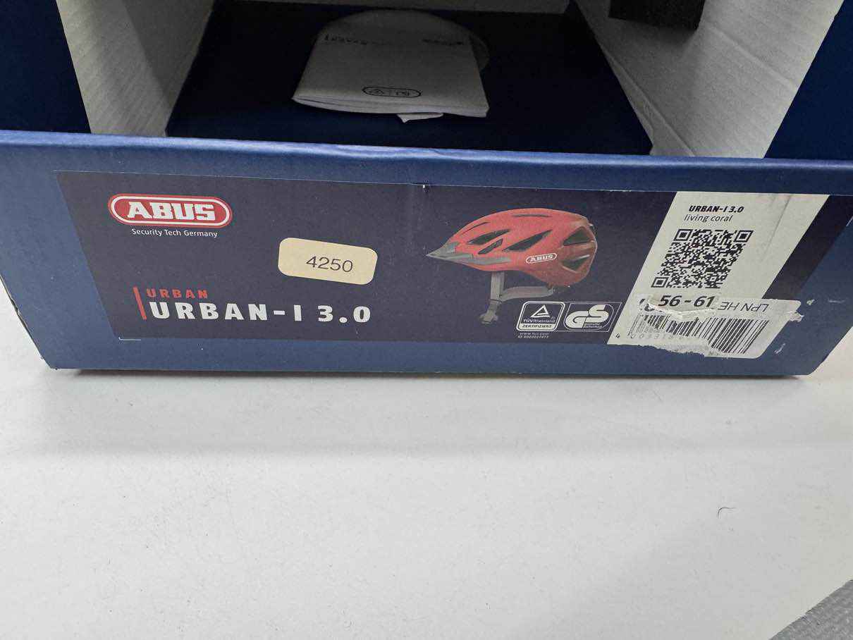 ABUS Urban-I 3.0 living coral Fahrradhelm - Größe 56-61cm #4250