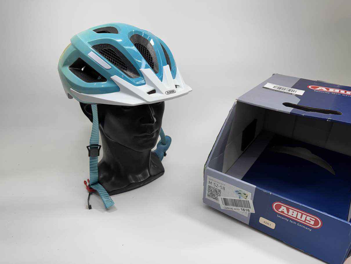 ABSU Aduro 2.0 blue art Fahrradhelm - Größe 52-58cm #4261