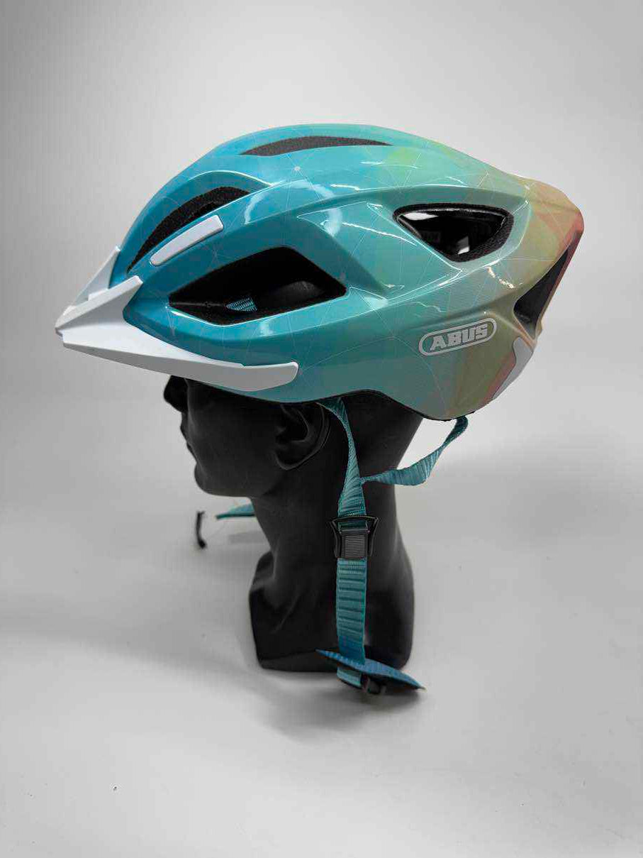 ABSU Aduro 2.0 blue art Fahrradhelm - Größe 52-58cm #4261