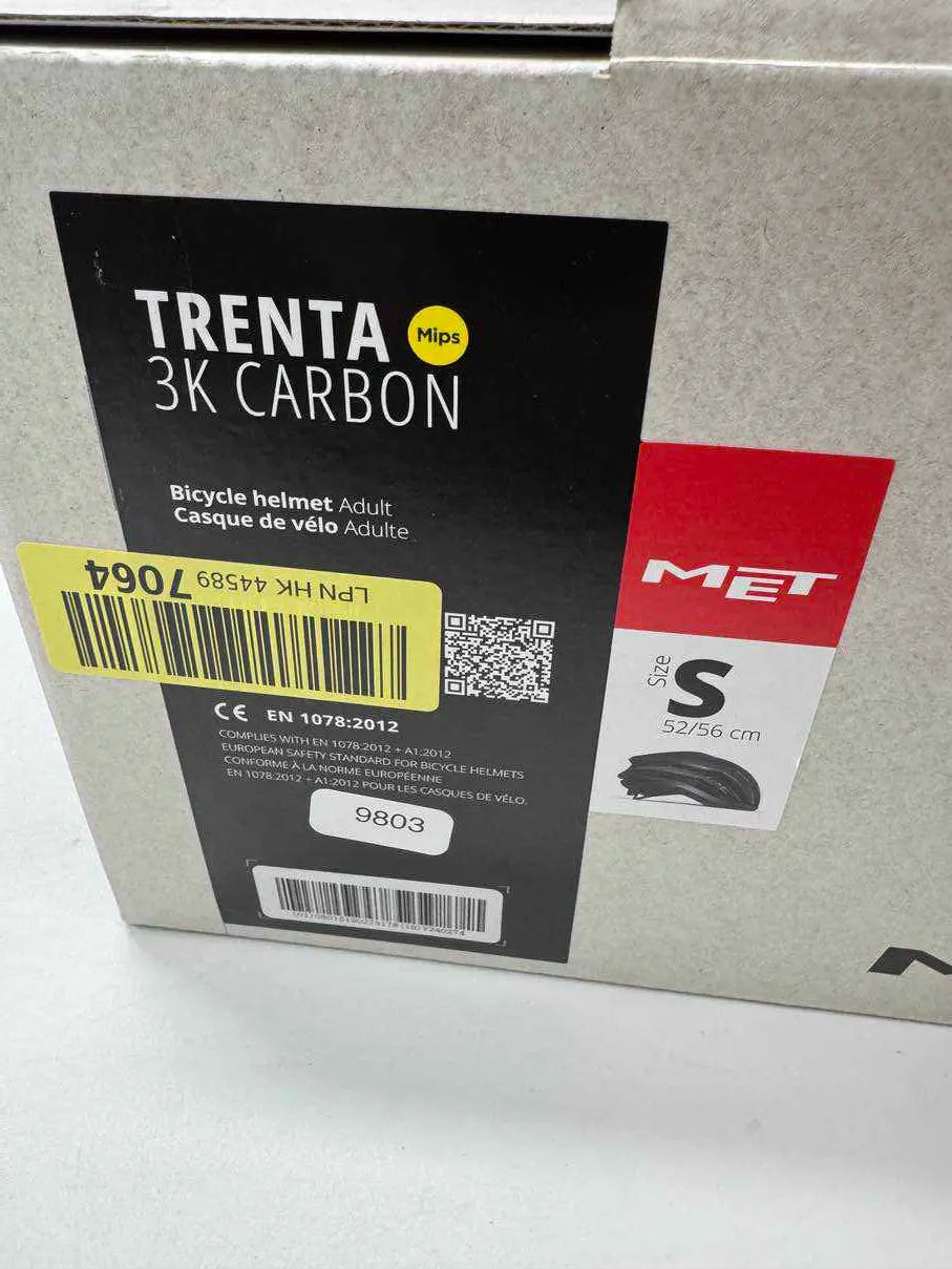 MET Trenta 3K Carbon MIPS Fahrradhelm - Größe 52-56cm #9803 