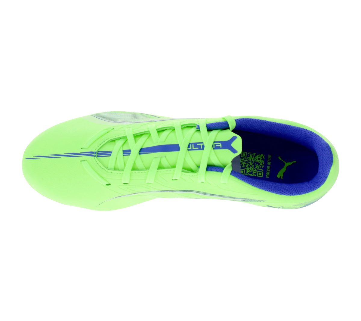 PUMA ULTRA 5 PLAY MxSG Fußballschuhe 107904 – Neon-Grün/Blau – Produktansicht 7