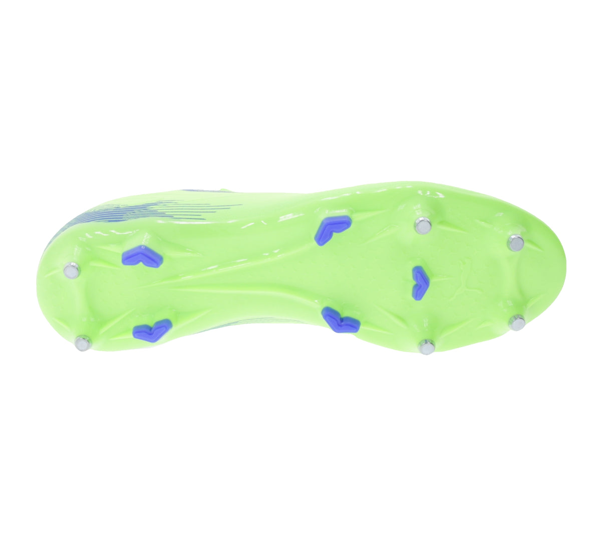 PUMA ULTRA 5 PLAY MxSG Fußballschuhe 107904 – Neon-Grün/Blau – Produktansicht 8