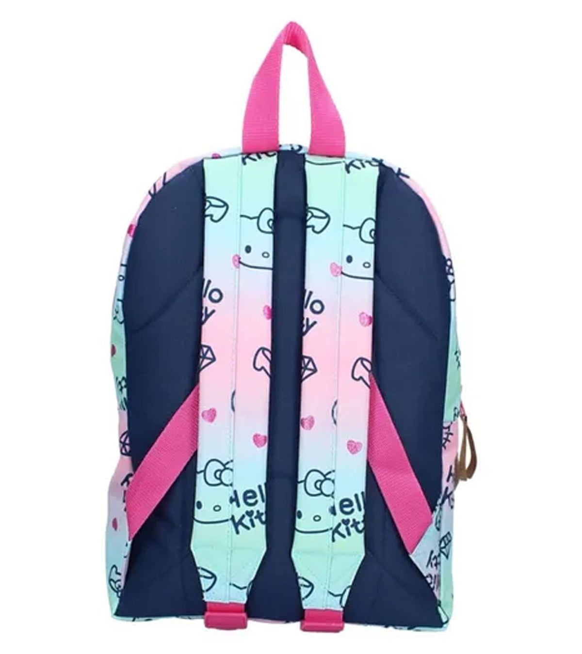 Hello Kitty Kinder-Rucksack mit verstellbaren Schultergurten von hinten