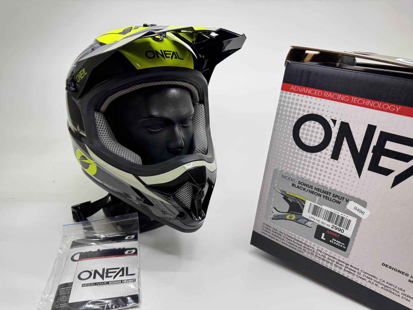 O'NEAL Sonus Split Fahrradhelm - Größe 59-60cm #9496 