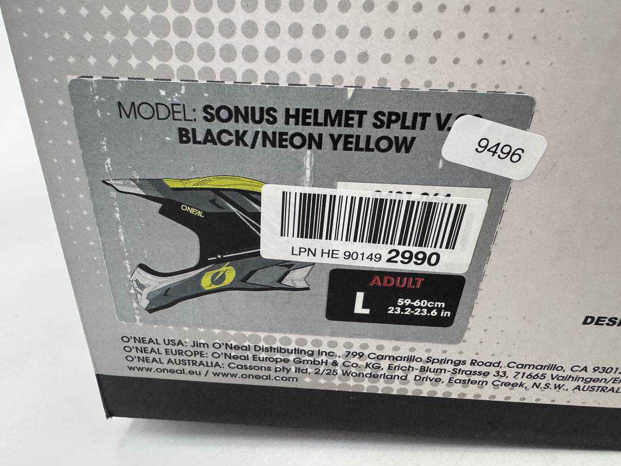 O'NEAL Sonus Split Fahrradhelm - Größe 59-60cm #9496 