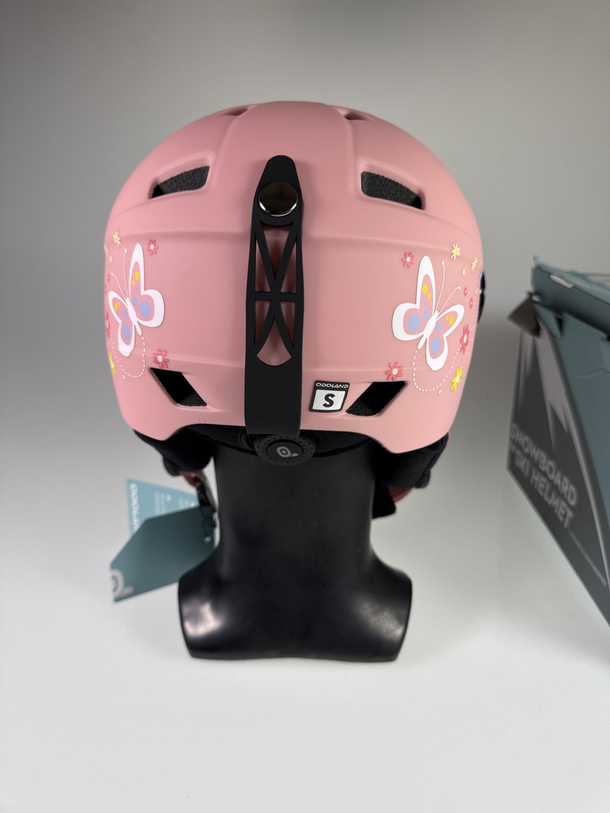 Odoland Kinder Skihelm mit Visier - Größe 52-55cm #8925 
