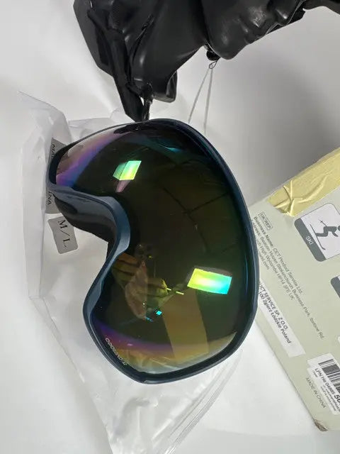 Odoland Skihelm mit Skibrille - Größe 55-59cm #9116 