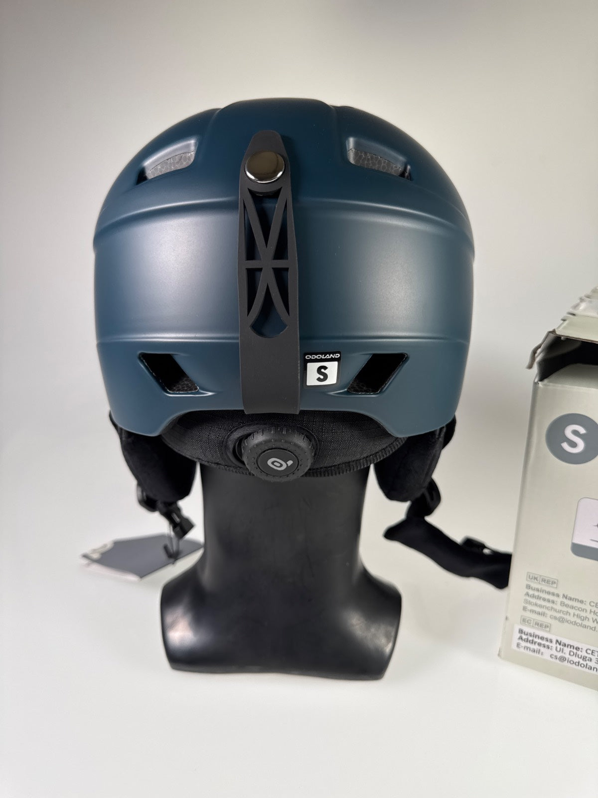 Odoland Skihelm mit Skibrille Set - Größe 52-55cm #8817 