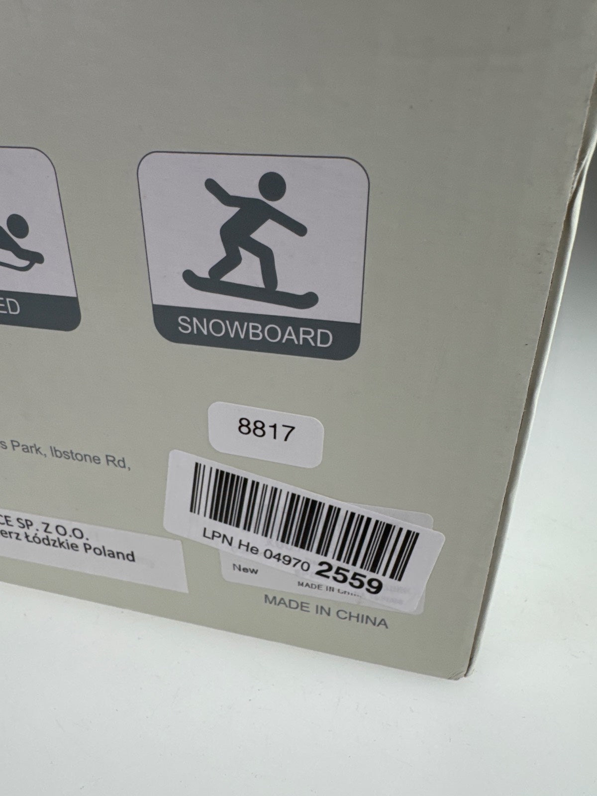 Odoland Skihelm mit Skibrille Set - Größe 52-55cm #8817 