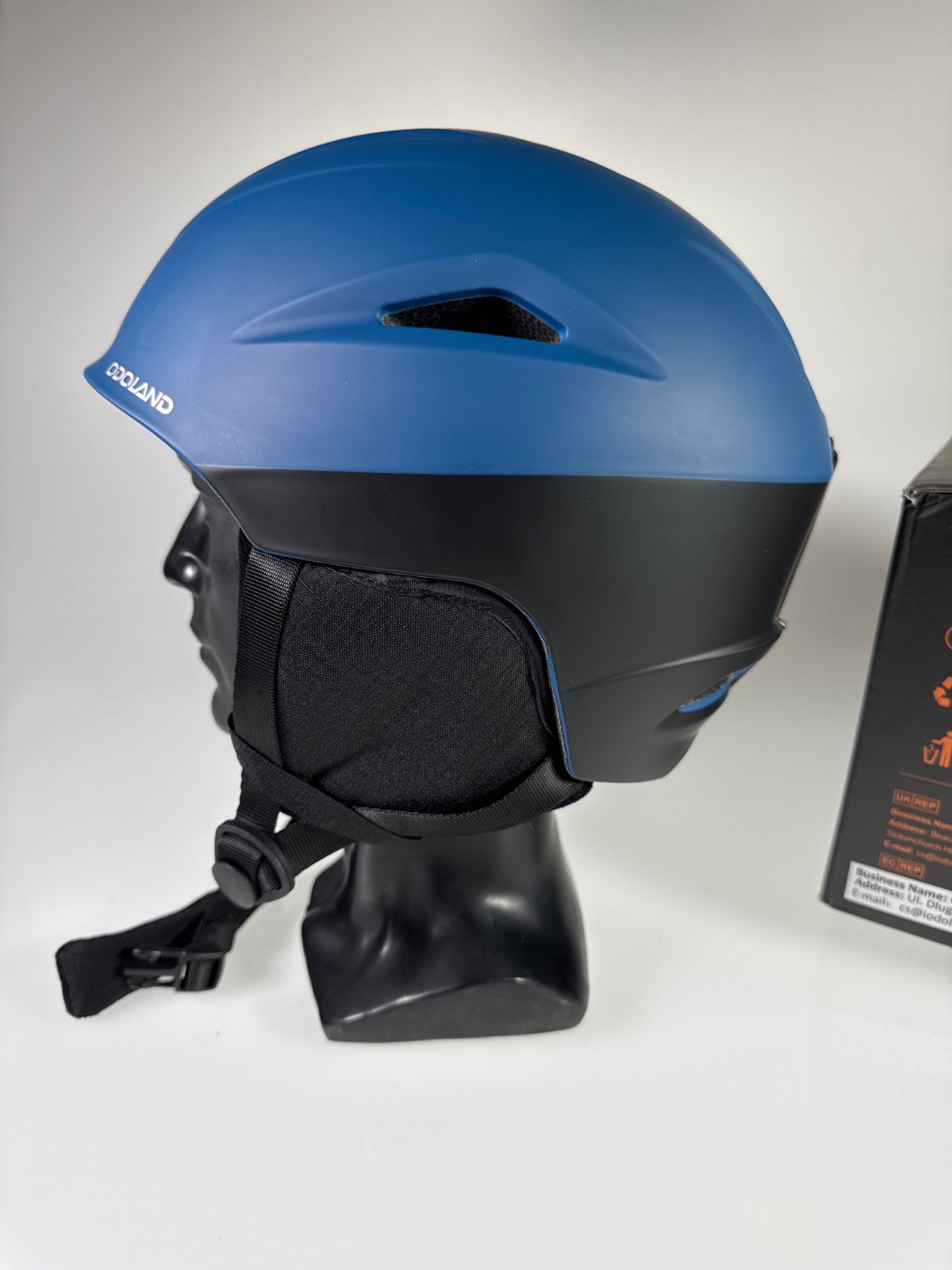 Odoland Skihelm mit Skibrille Set - Größe 59-61cm #8816 