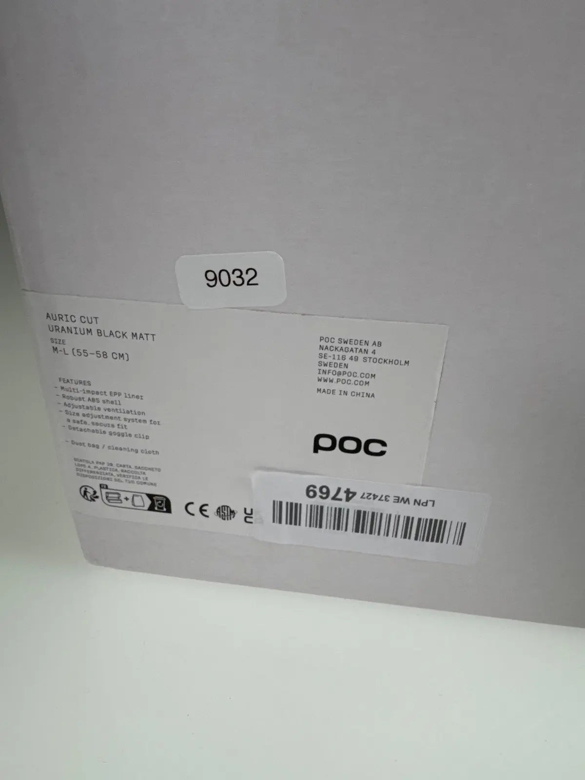 POC Auric Cut Skihelm - Größe 55-58cm #9032 