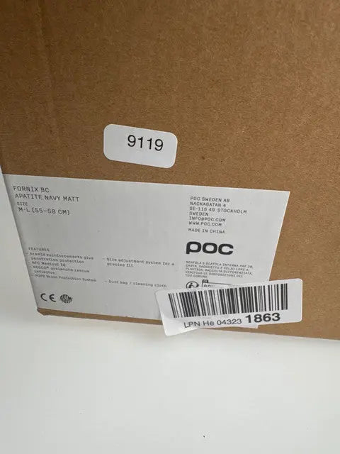 POC Fornix BC MIPS Skihelm - Größe 55-58cm #9119