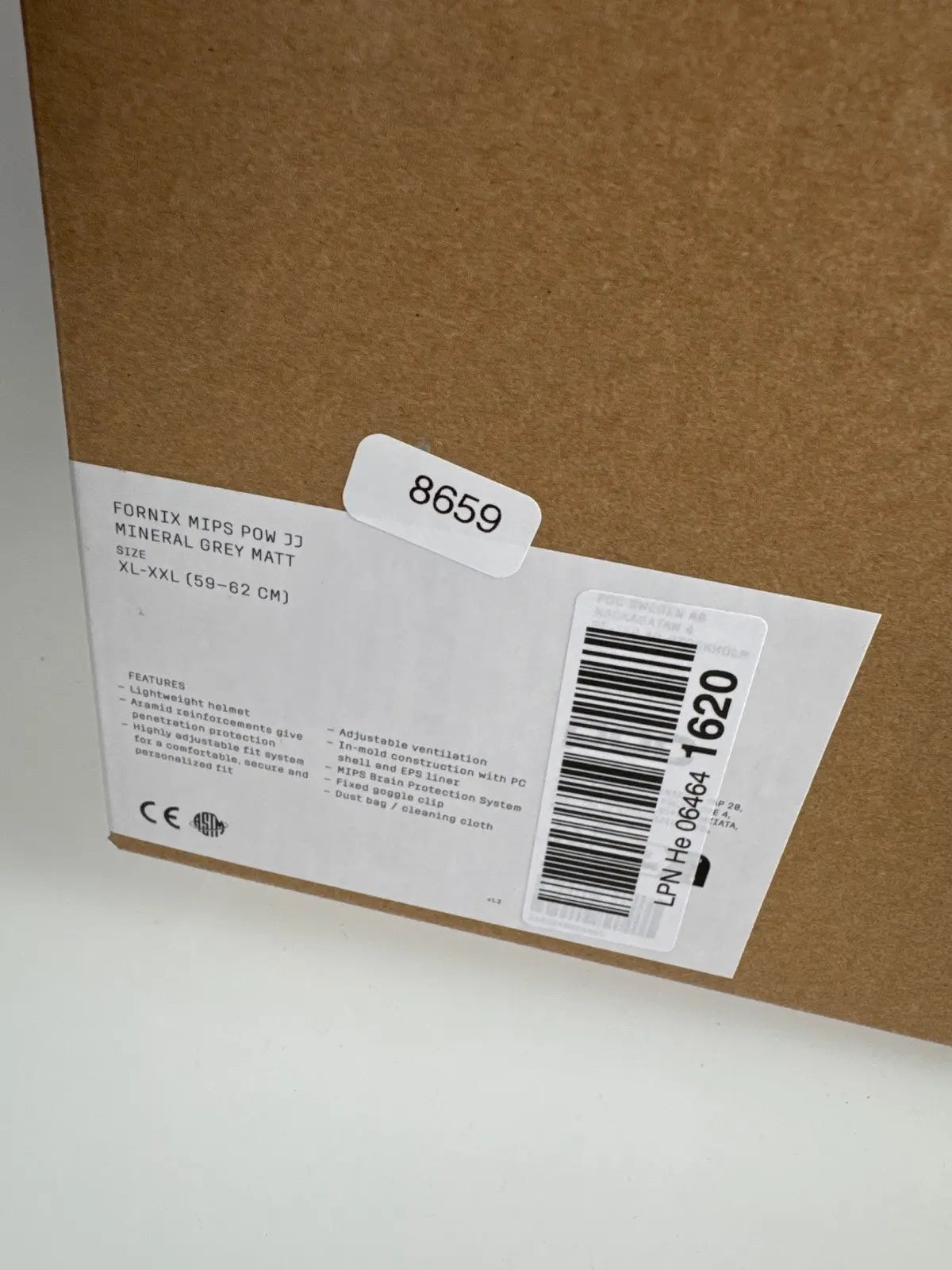 POC Fornix MIPS POW JJ Skihelm - Größe 59-62cm #8659 