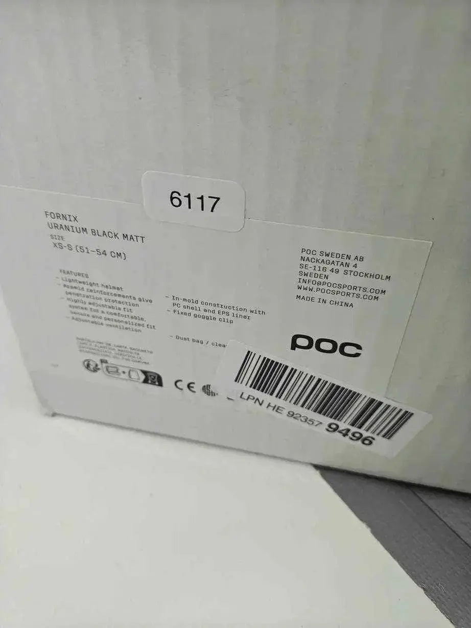 POC Fornix Skihelm - Größe 51-54 cm #6117 - Black Forest Deals