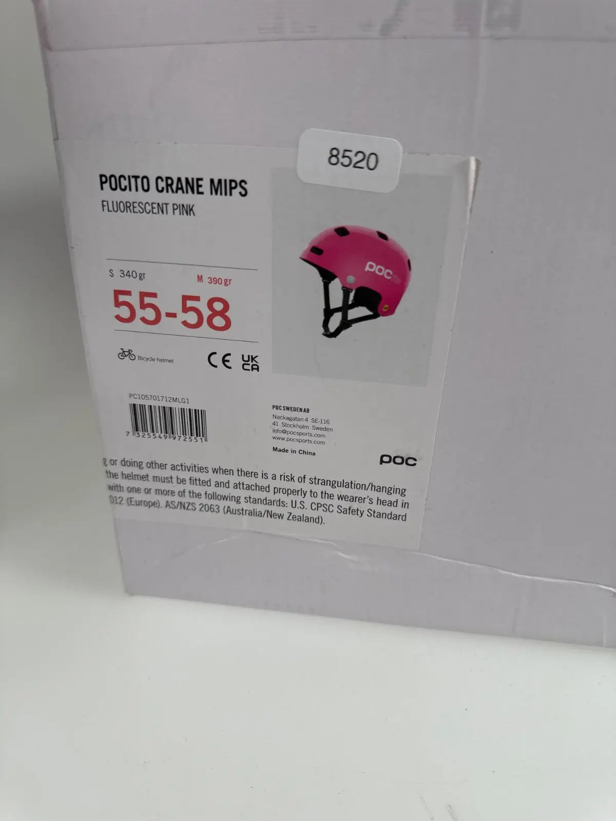 POC POCito Crane MIPS Fahrradhelm - Größe 55-58cm #8520 