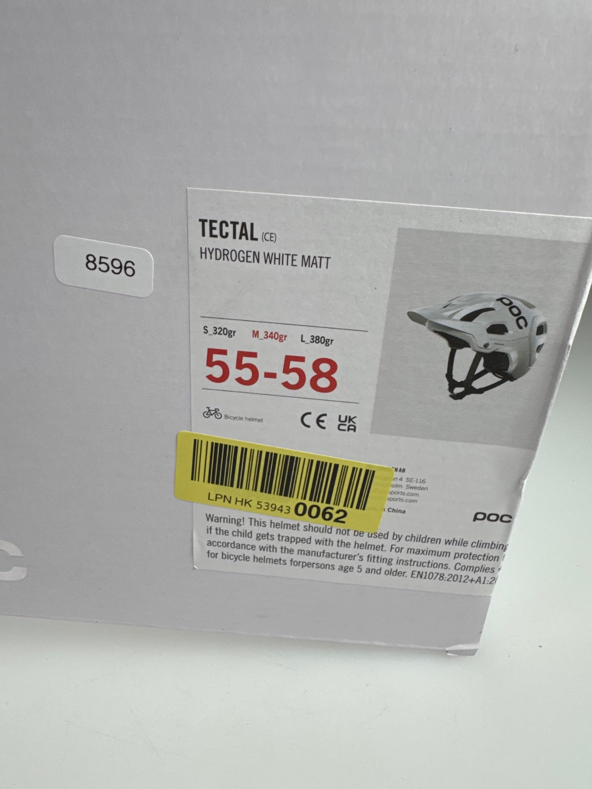 POC Tectal Fahrradhelm - Größe 55-58cm #8596 