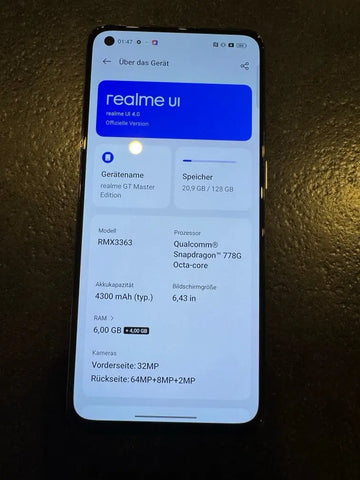 Realme GT Master Edition 128GB #11063 - Black Forest Deals