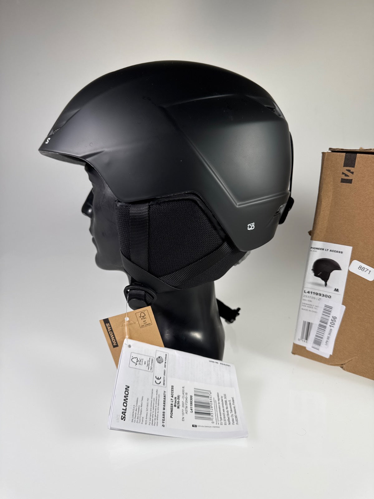 Salomon Pioneer LT Access Skihelm - Größe 56-59cm #8871 