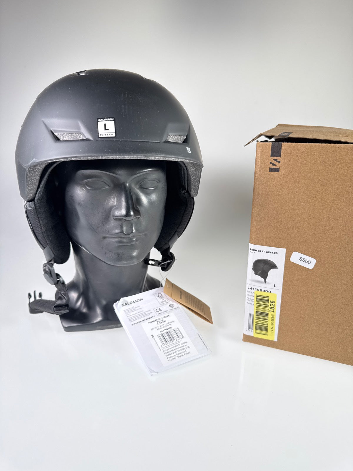 Salomon Pioneer LT Access Skihelm - Größe 59-62cm #8860 