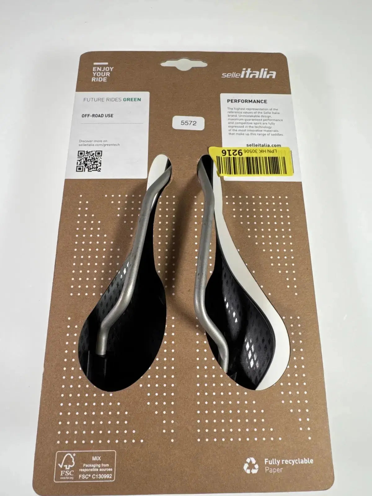 Selle Italia Model Y Greentech Sattel schwarz L1 #5572 