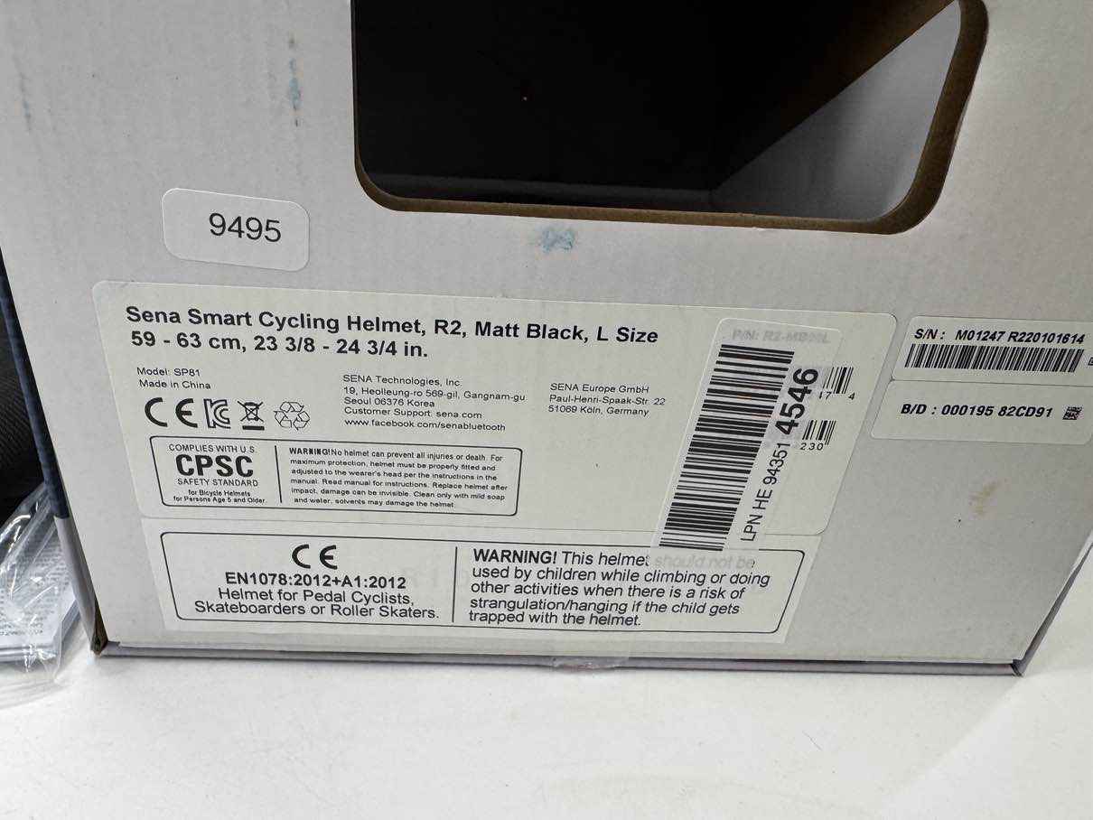 Sena R2 Fahrradhelm - Größe 59-63cm #9495 