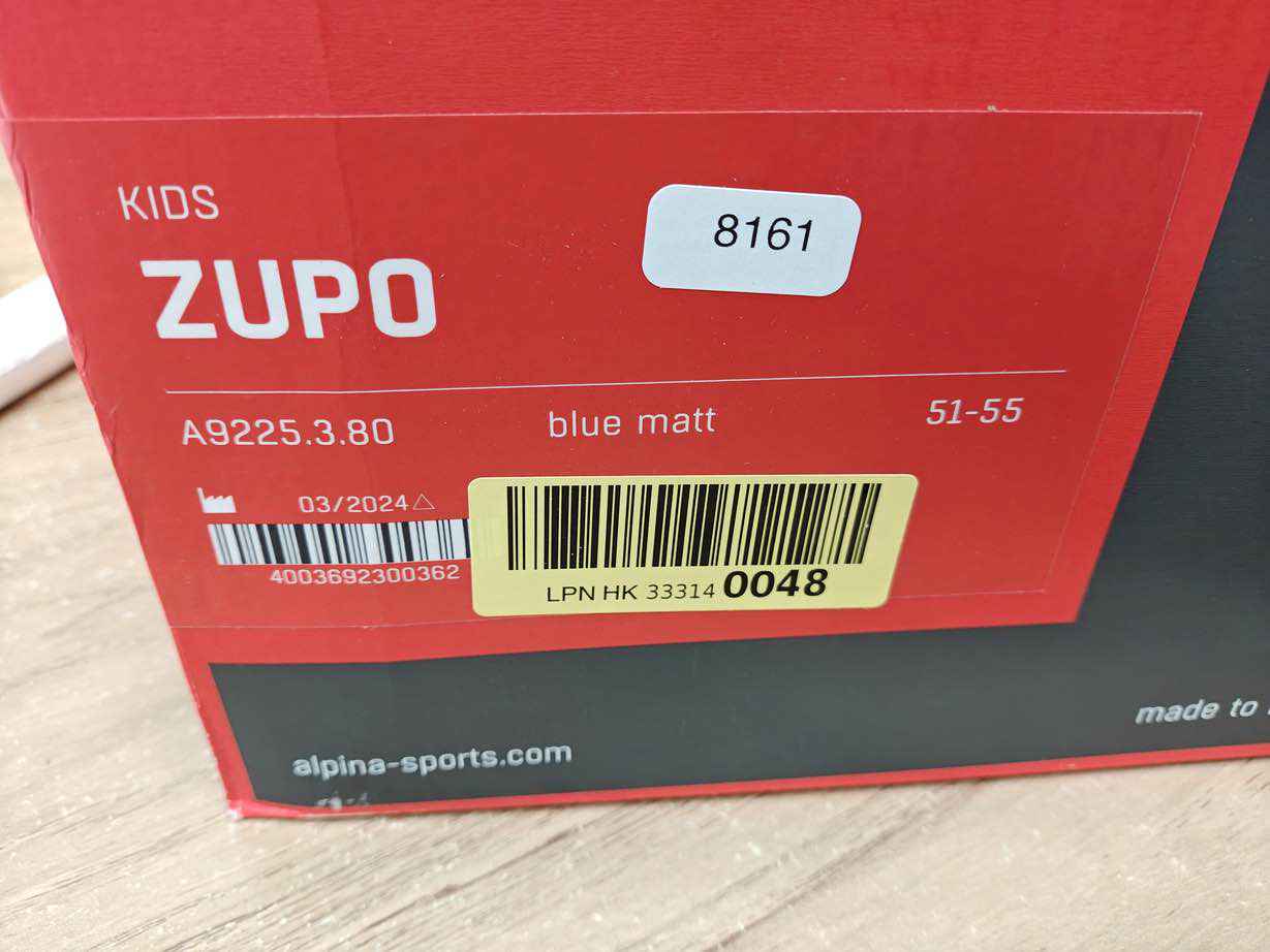 ALPINA ZUPO Skihelm - Größe 51-55 cm #8161
