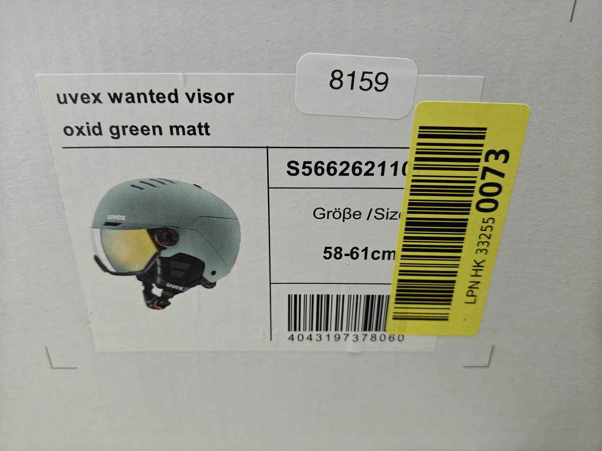 uvex Wanted Visor Skihelm - Größe 58-61 cm #8159